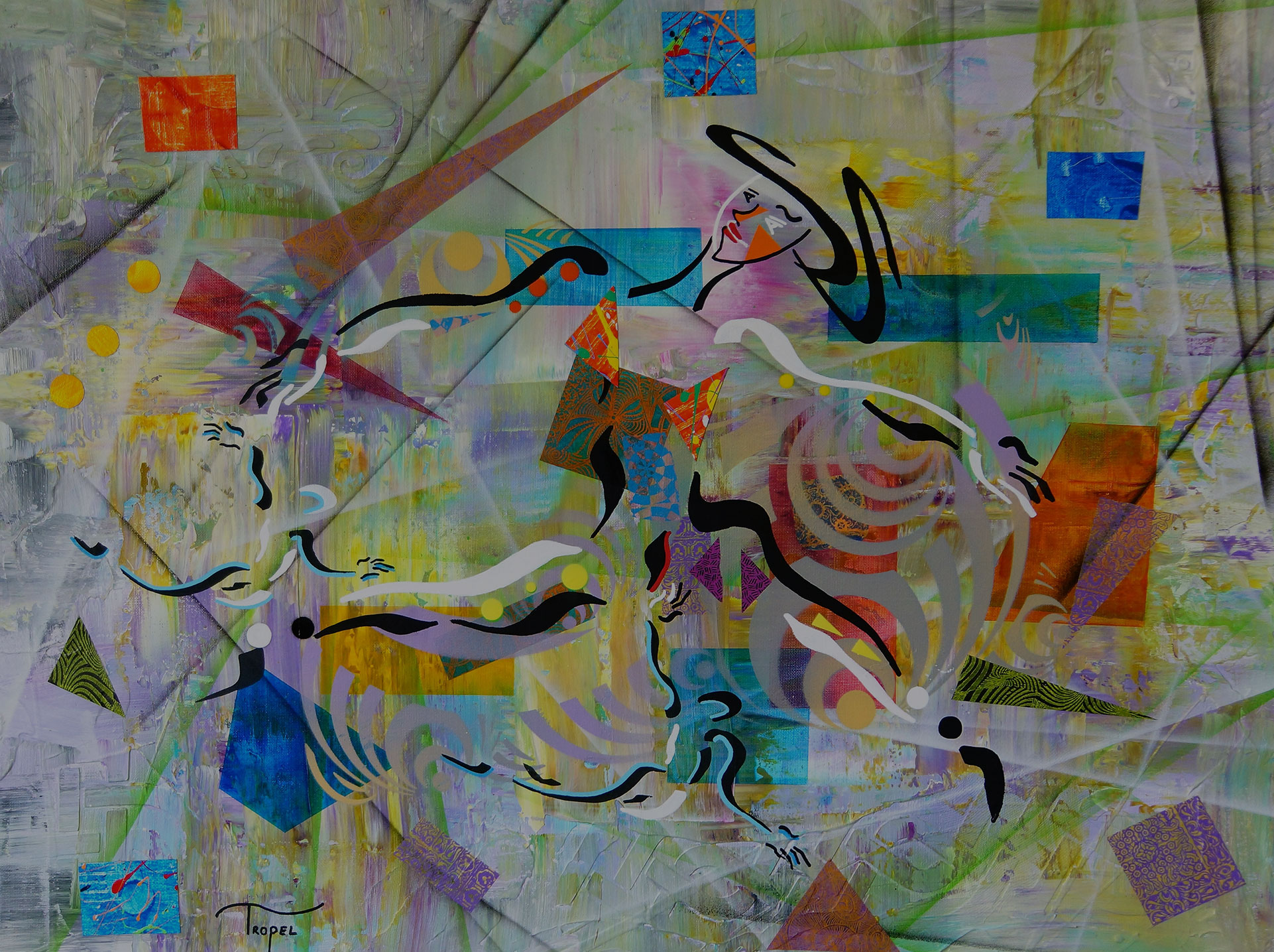TROPEL ART • Artiste peintre à Blois, Loir-et-Cher • Galerie des Tableaux